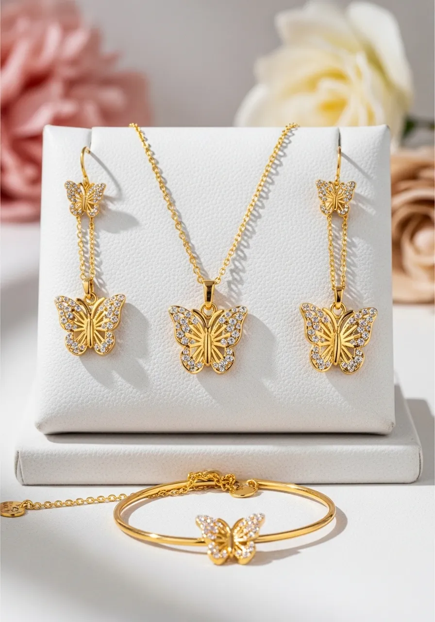 Altin Kelebek Set