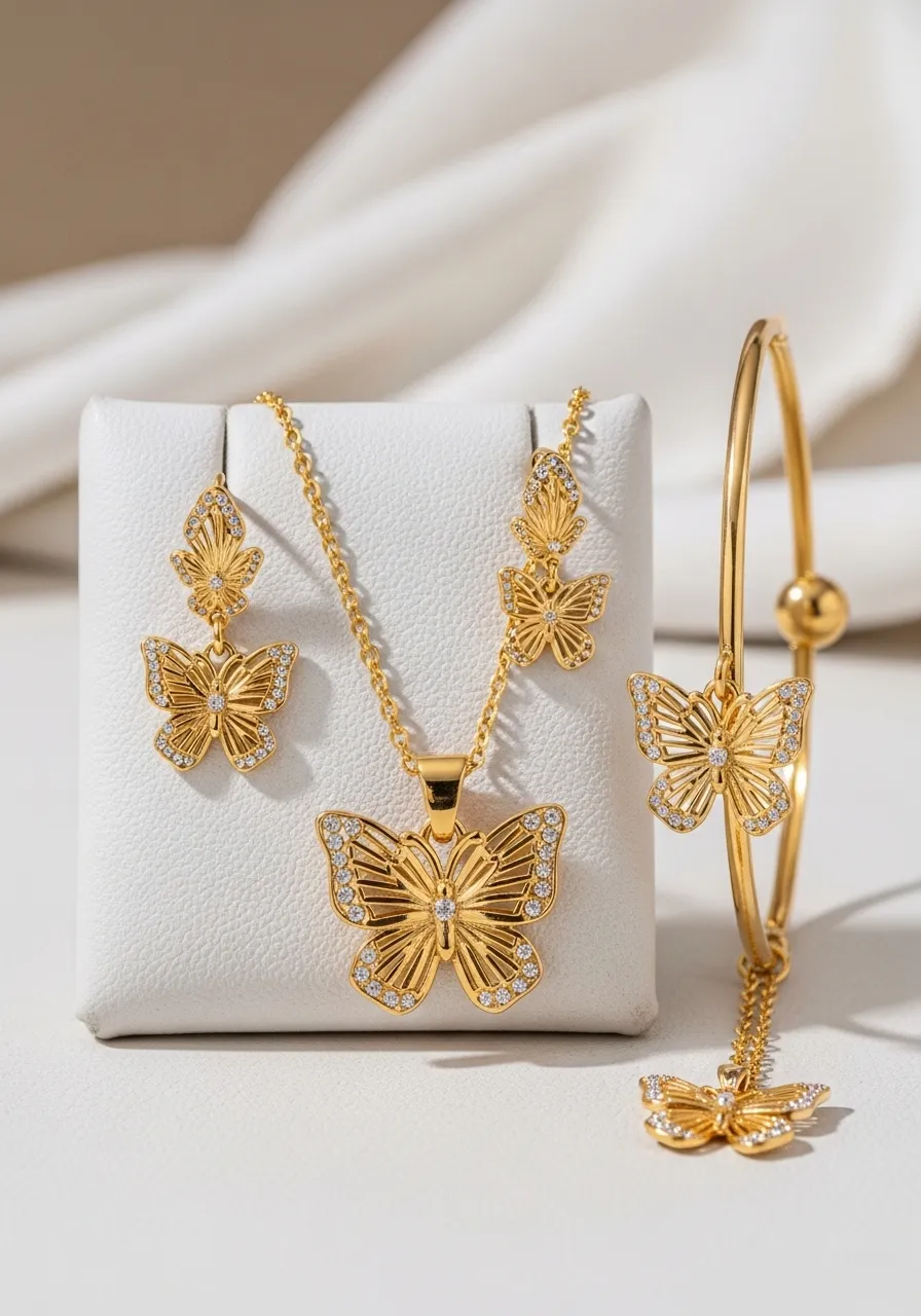Altin Kelebek Set