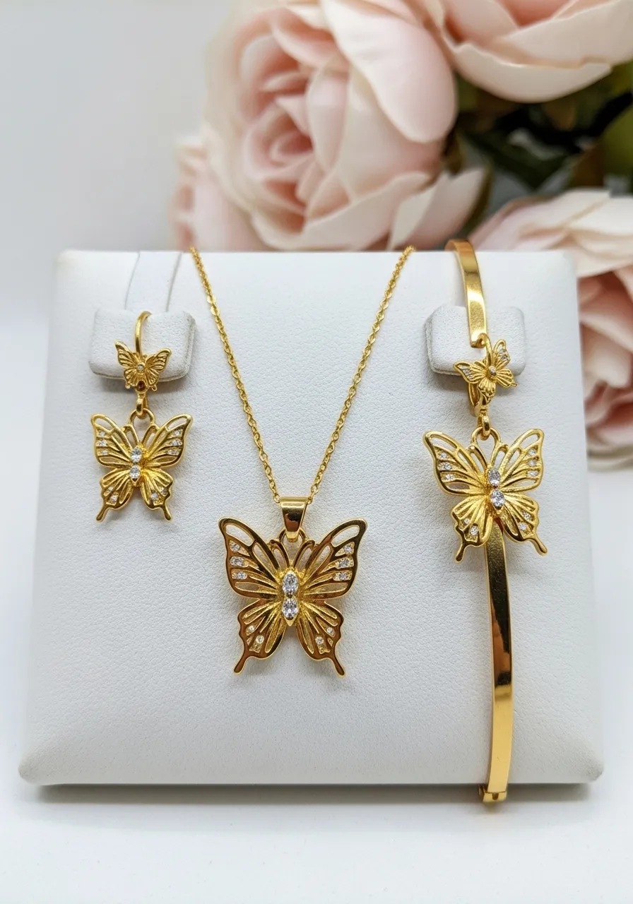 Altin Kelebek Set