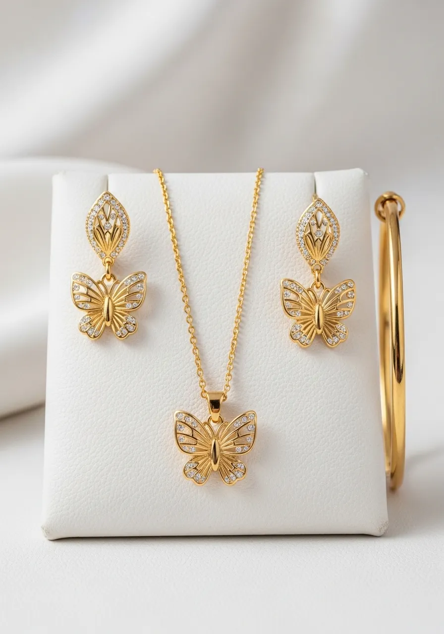 Altin Kelebek Set